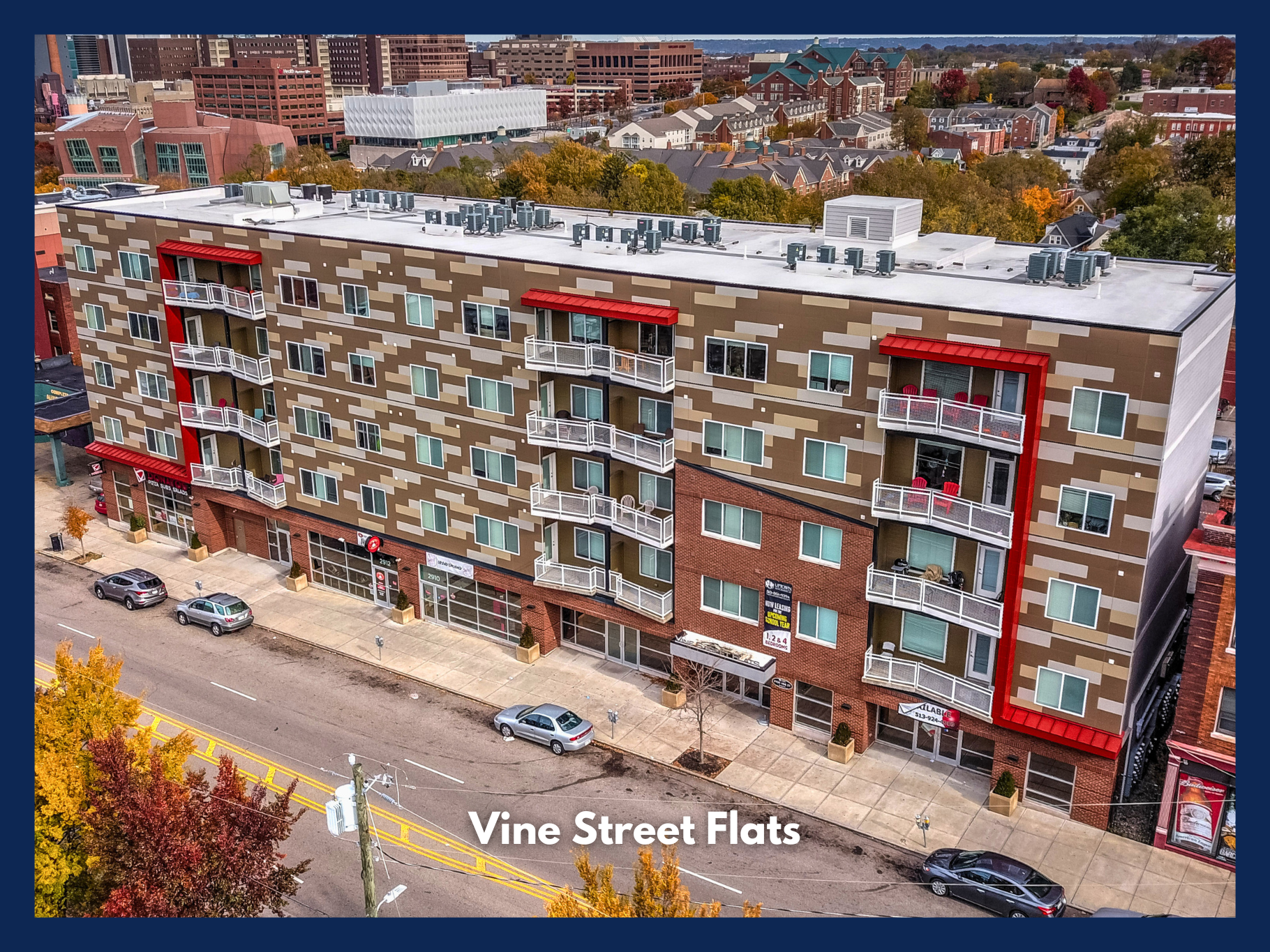 Exterior view of Vine Street Flats